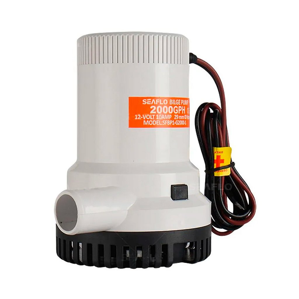 Bomba de achique Seaflo de 2000 GPH (7570 litros por hora) 24 V