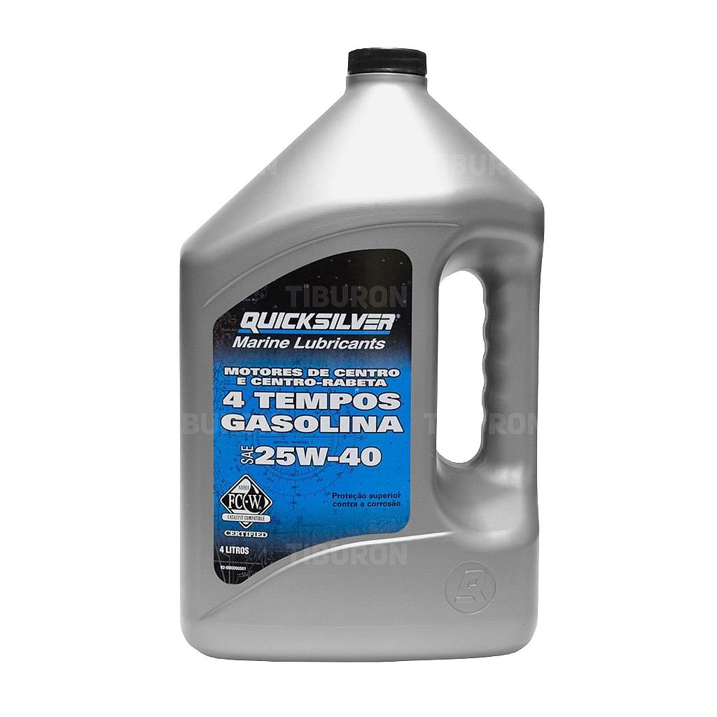 Aceite De Centro Rabeta 25W-40 4 Tempos 4 Litros - Quicksilver
