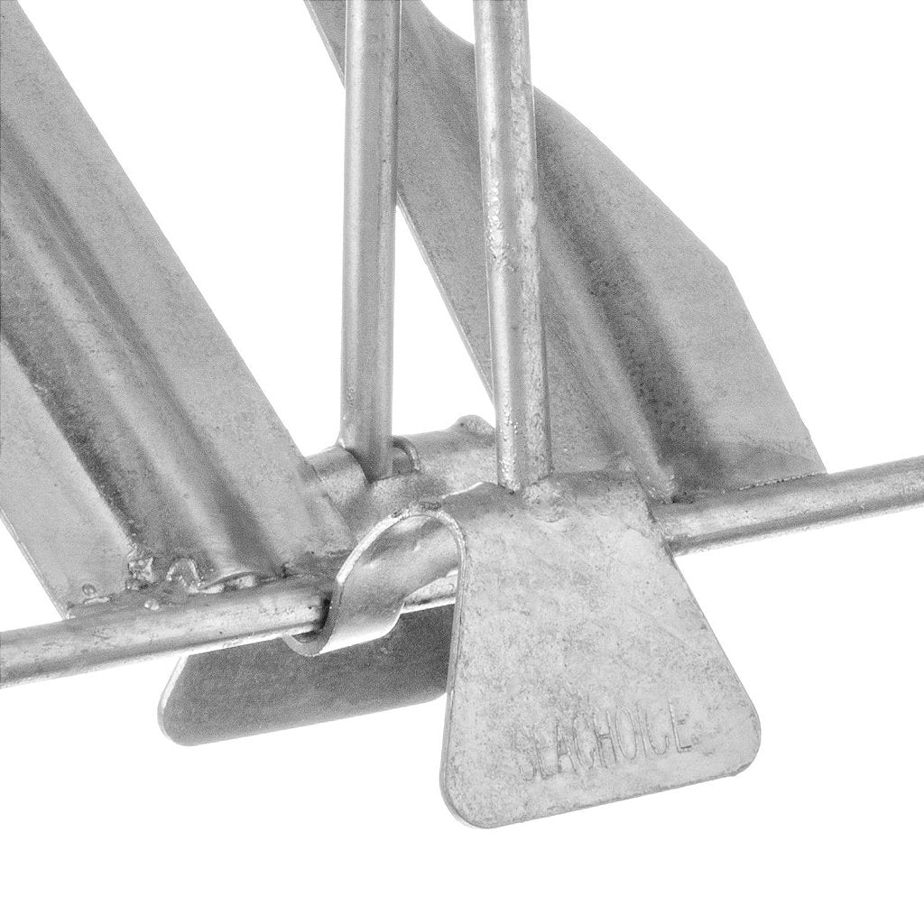 Ancla 2 Kg Danforth Aço Galvanizado Barco Lancha
