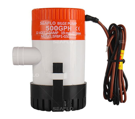 Bomba de achique Seaflo de 500 Gph (1890 litros por hora) - 12 V