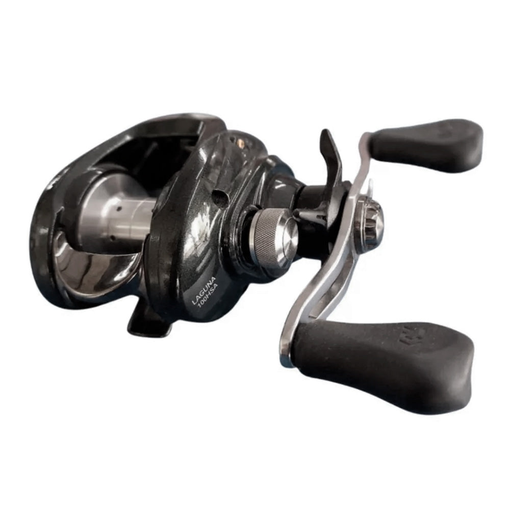 Reel Rotativo Daiwa Laguna 100 HSA / HSLA Huevito 6 Rulemanes