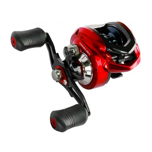 Reel Rotativo Daiwa Strikeforce 100SHL Huevito Rojo 8 Rulemanes