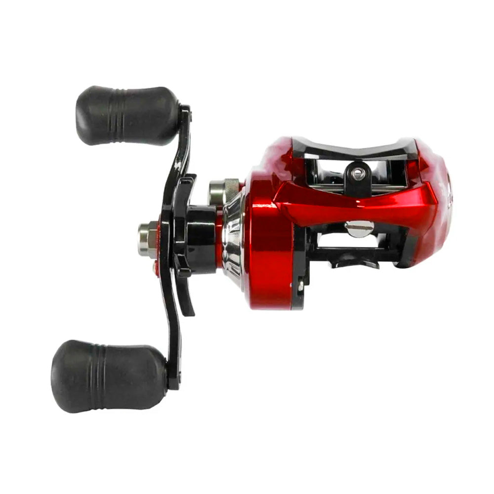 Reel Rotativo Daiwa Strikeforce 100SHL Huevito Rojo 8 Rulemanes