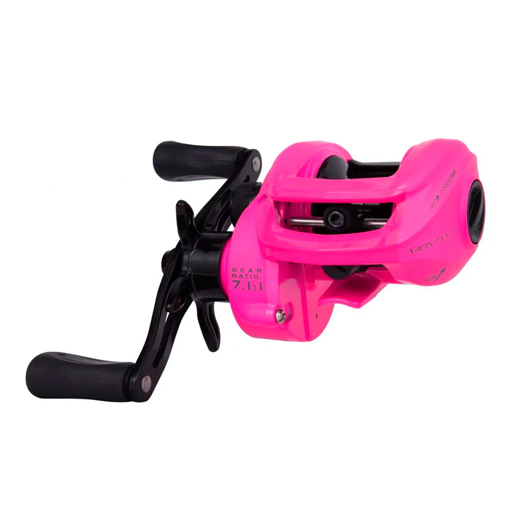 Reel Rotativo Maruri Montana DS 10000 Pink Huevito 10 Rulemanes