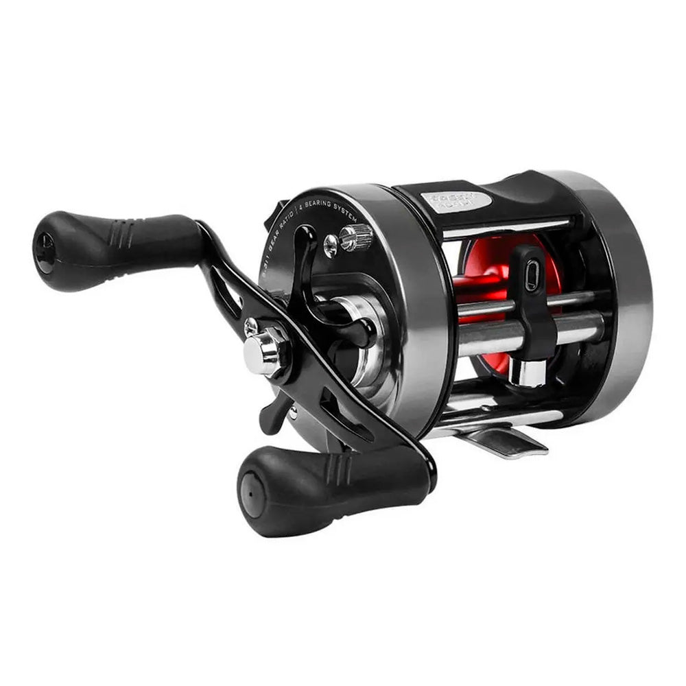 Reel Rotativo Marine Sports Caster Power 400 Perfil Alto 4 Rulemanes