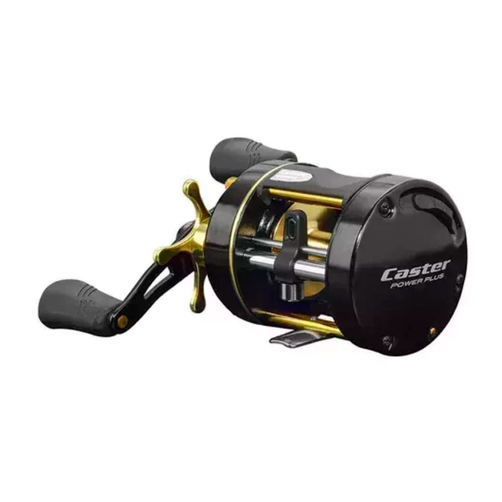 Reel Rotativo Marine Sports Caster Power Plus 400 Perfil Alto 6 Rulemanes