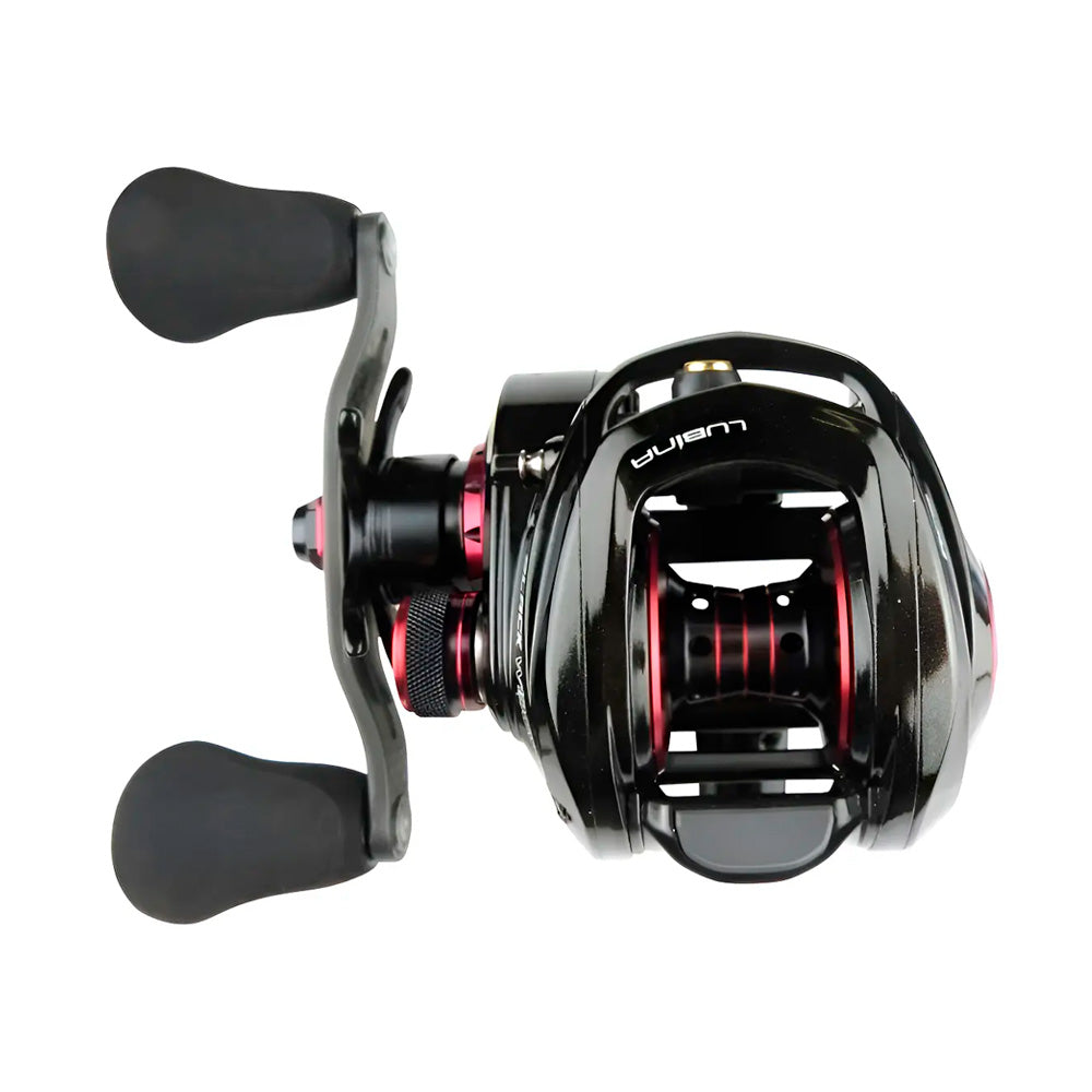 Reel Rotativo Marine Sports Lubina GTS Black Widow SHI / SHIL 8.0:1 Huevito 11 Rulemanes
