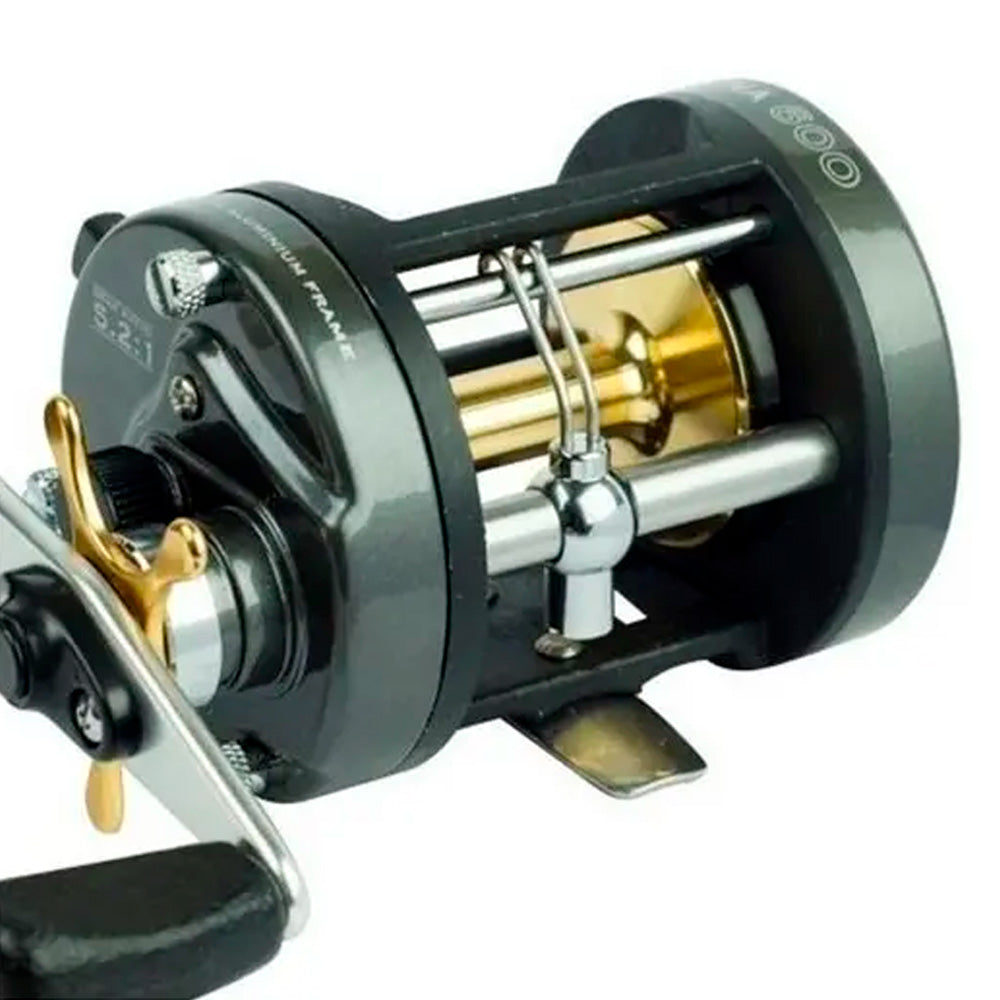 Reel Rotativo Marine Sports Magna 600 Perfil Alto 3 Rulemanes