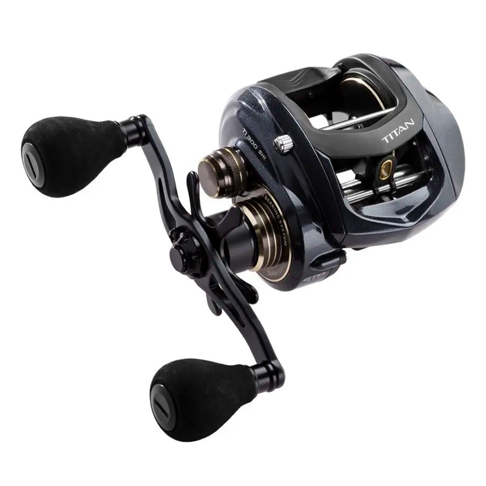 Reel Rotativo Marine Sports Titan 300 SHI / SHIL Huevito 7 Rulemanes