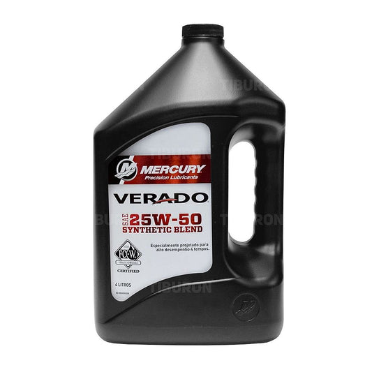 Aceite Sintetico Mercury Verado 25w-50 4 Tempos - 4 Litros
