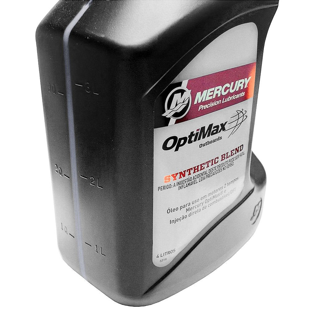Aceite Sintetico Optimax Mercury Marine 2 Tempos Dfi - 4 Litros
