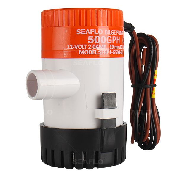 Bomba de achique Seaflo de 500 Gph (1890 litros por hora) - 12 V