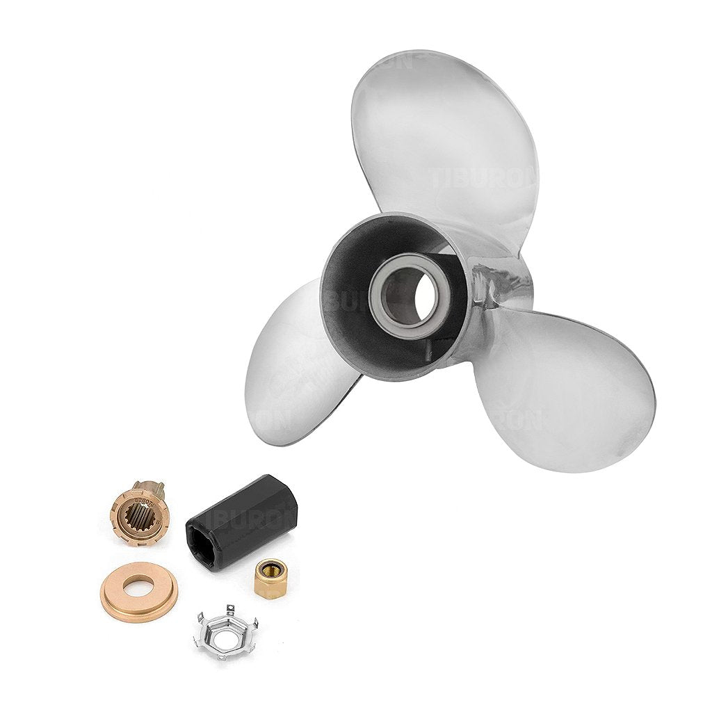 Hélice Acero Inoxidable P/ Motor Mercury Marine 75/90/115/125 HP
