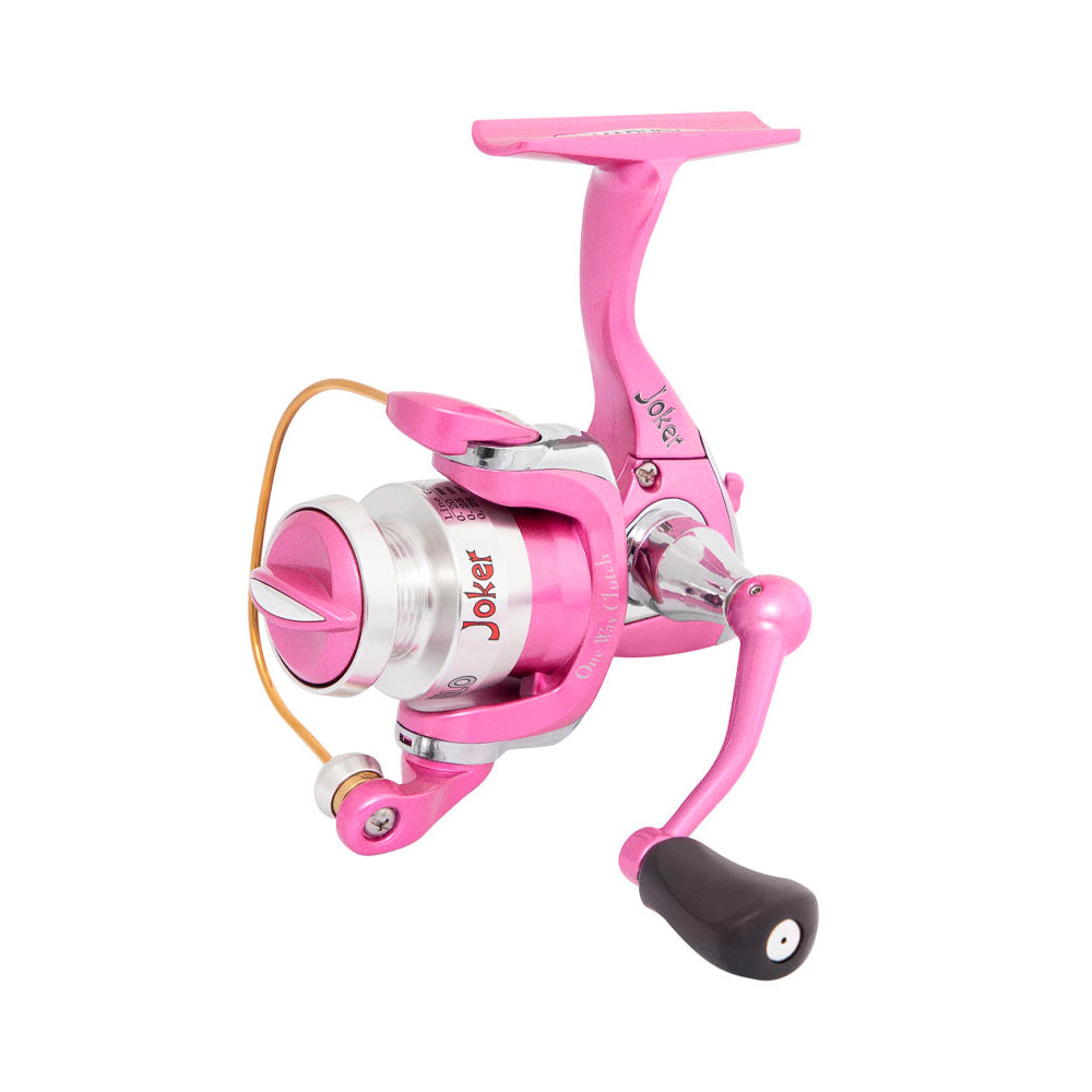 Reel frontal Molinete Maruri Milo Joker Pink 4 Rulemanes