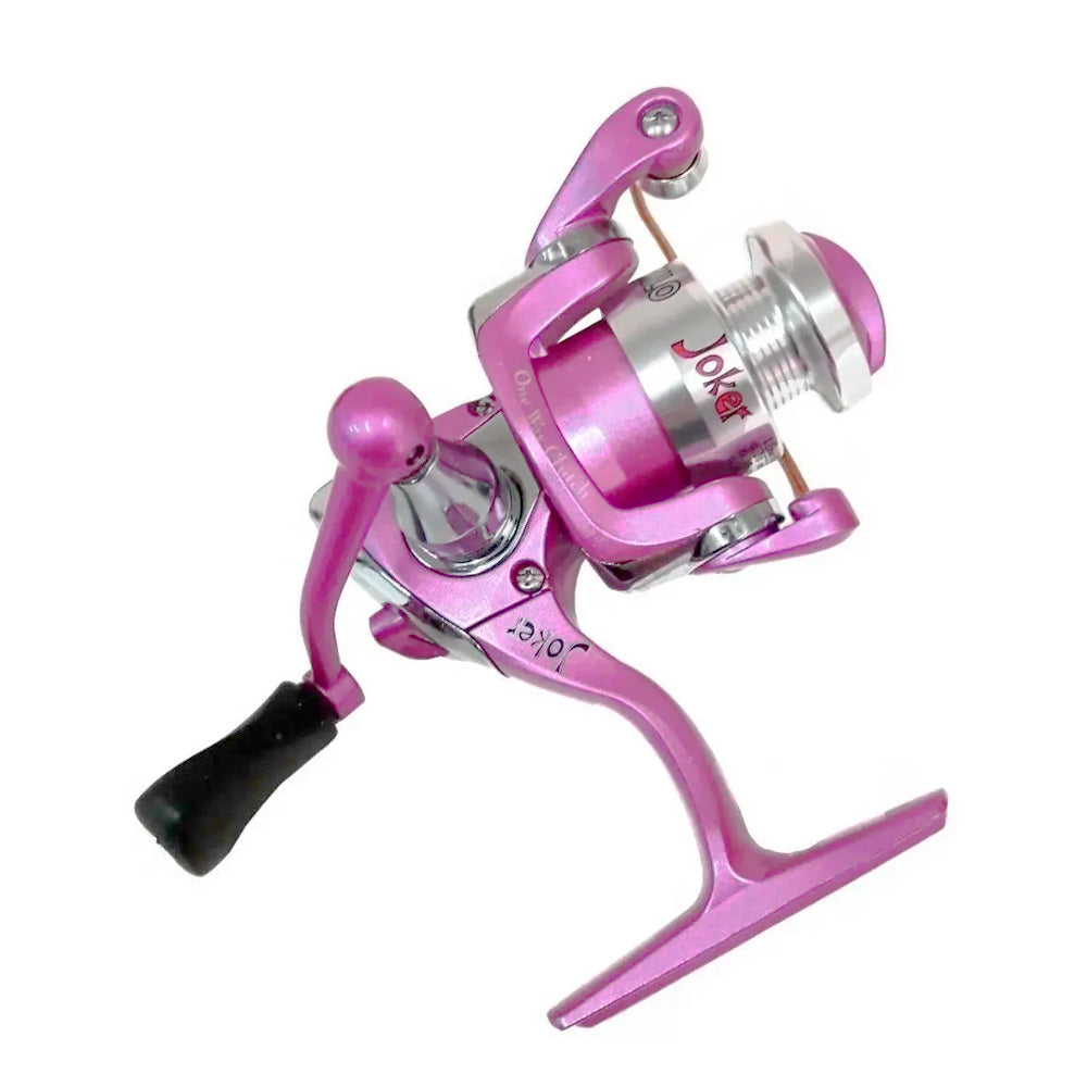 Reel frontal Molinete Maruri Milo Joker Pink 4 Rulemanes