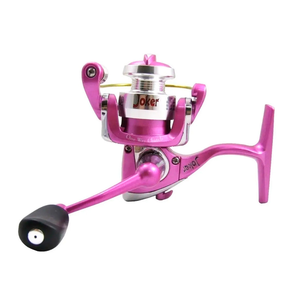 Reel frontal Molinete Maruri Milo Joker Pink 4 Rulemanes